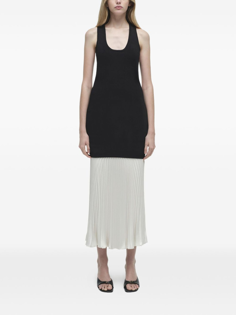 SIMKHAI Zaden pleated midi dress outlook