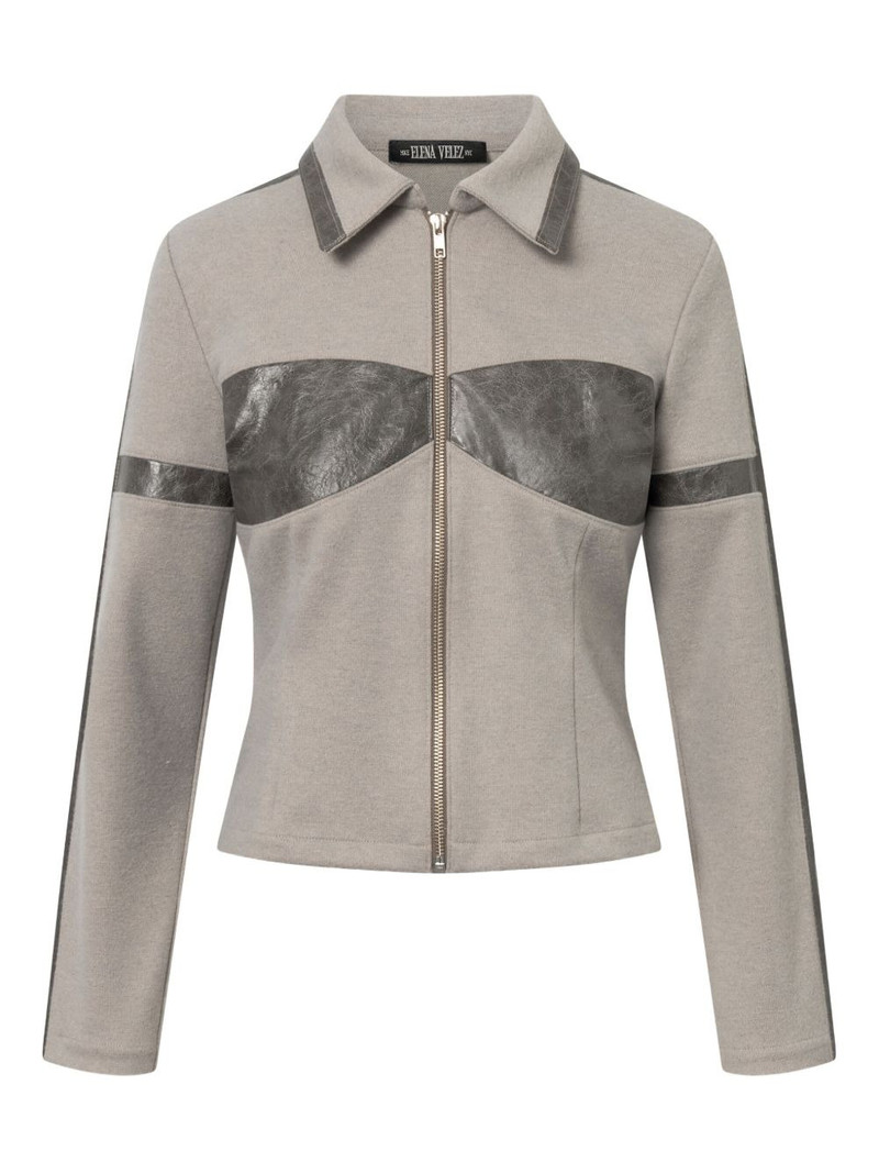 Racer zip-front jacket 1