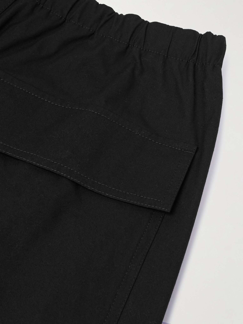 Wide-Leg Pleated Cotton Trousers 5