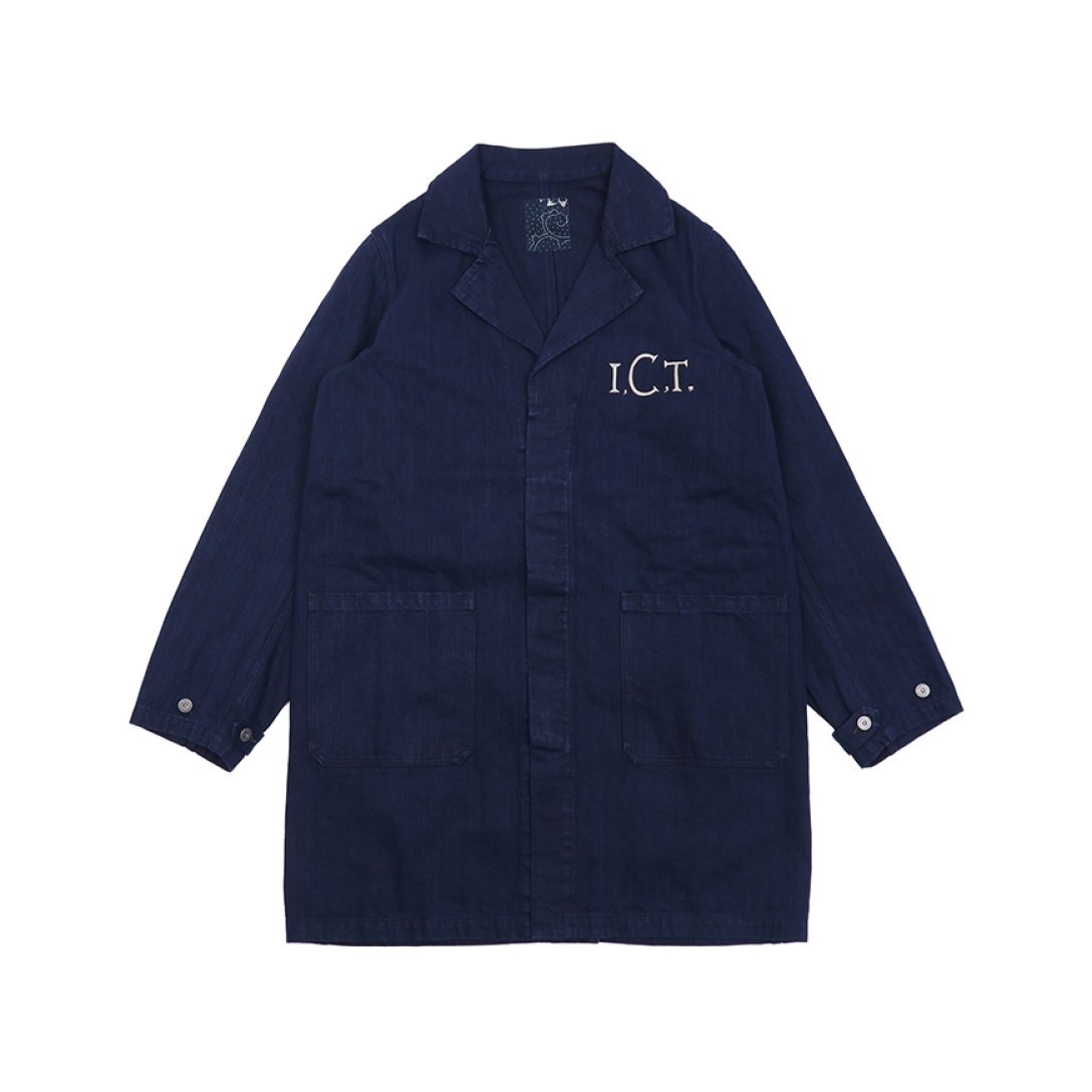 I.C.T. SHOP COAT INDIGO - 1