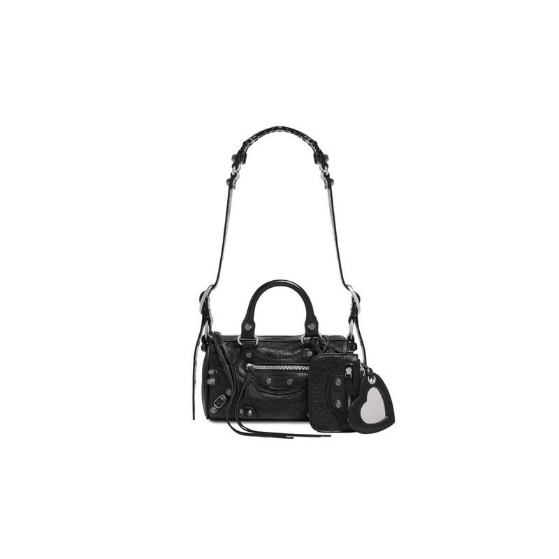 Women's Le Cagole Mini Duffle Bag in Black 1