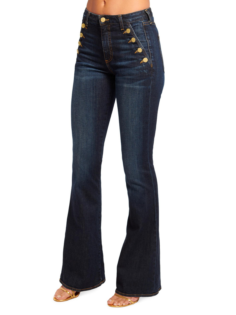 Women's Helena High-Rise Flare Jeans - Dark Rinse 3