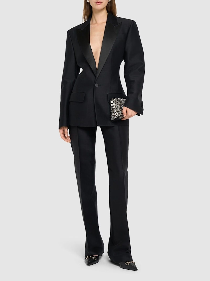 DSQUARED2 Dan statement silk & wool blazer outlook
