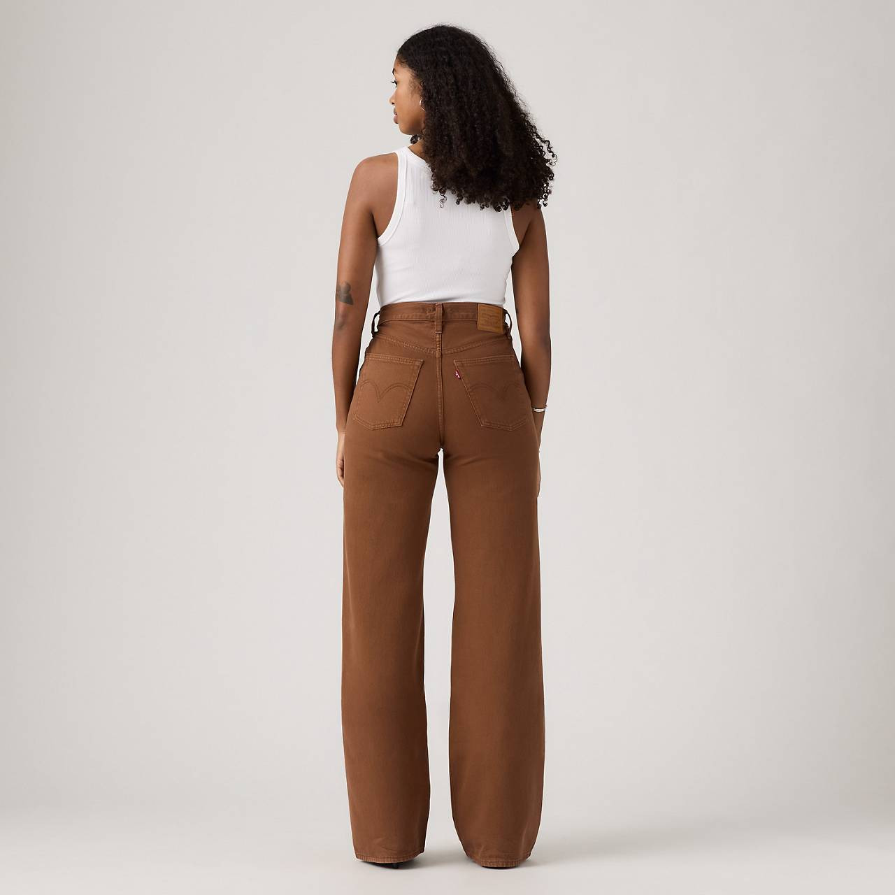 RIBCAGE WIDE LEG WOMEN'S JEANS - 5