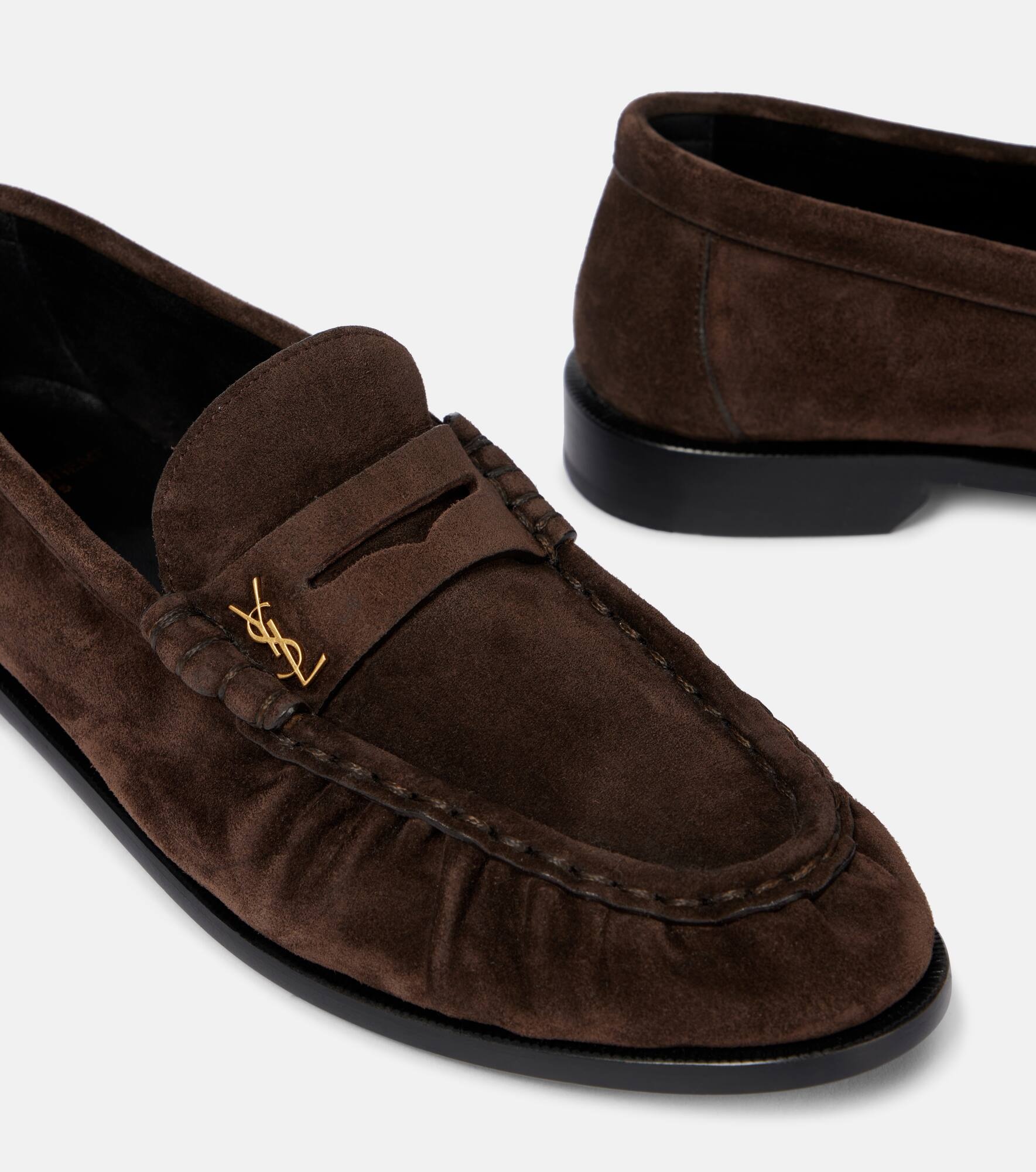 Le Loafer suede penny loafers - 6