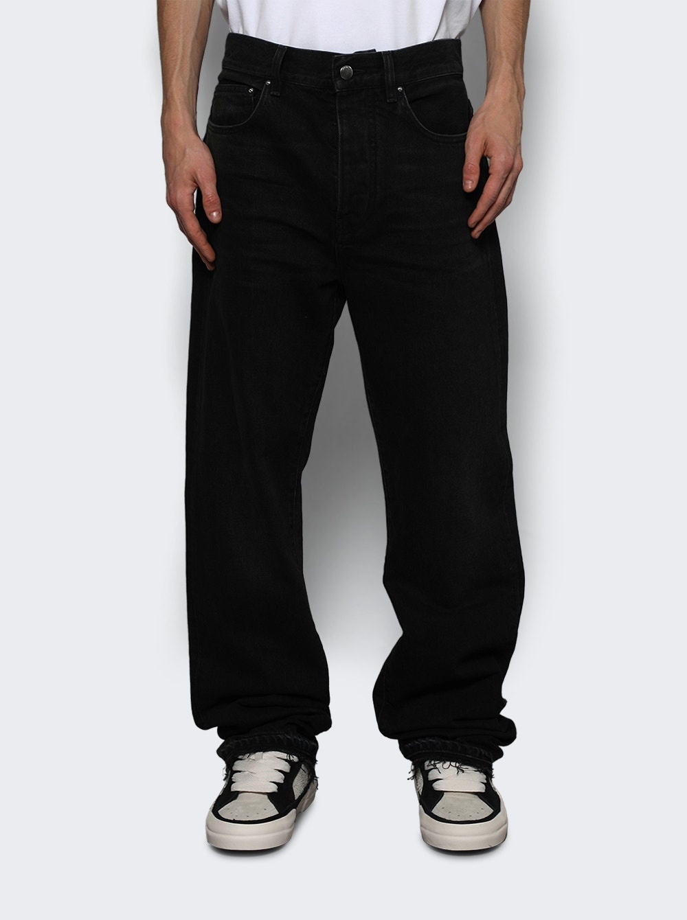 Released Hem Straight Jean Vintage Black - 3