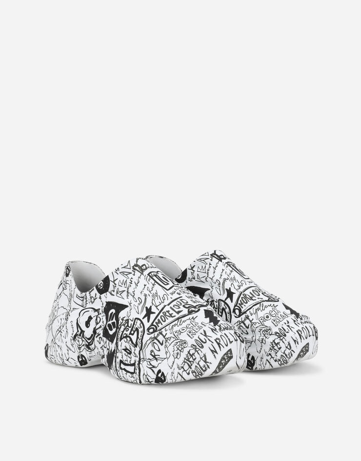 Graffiti-print rubber Toy sneakers - 2