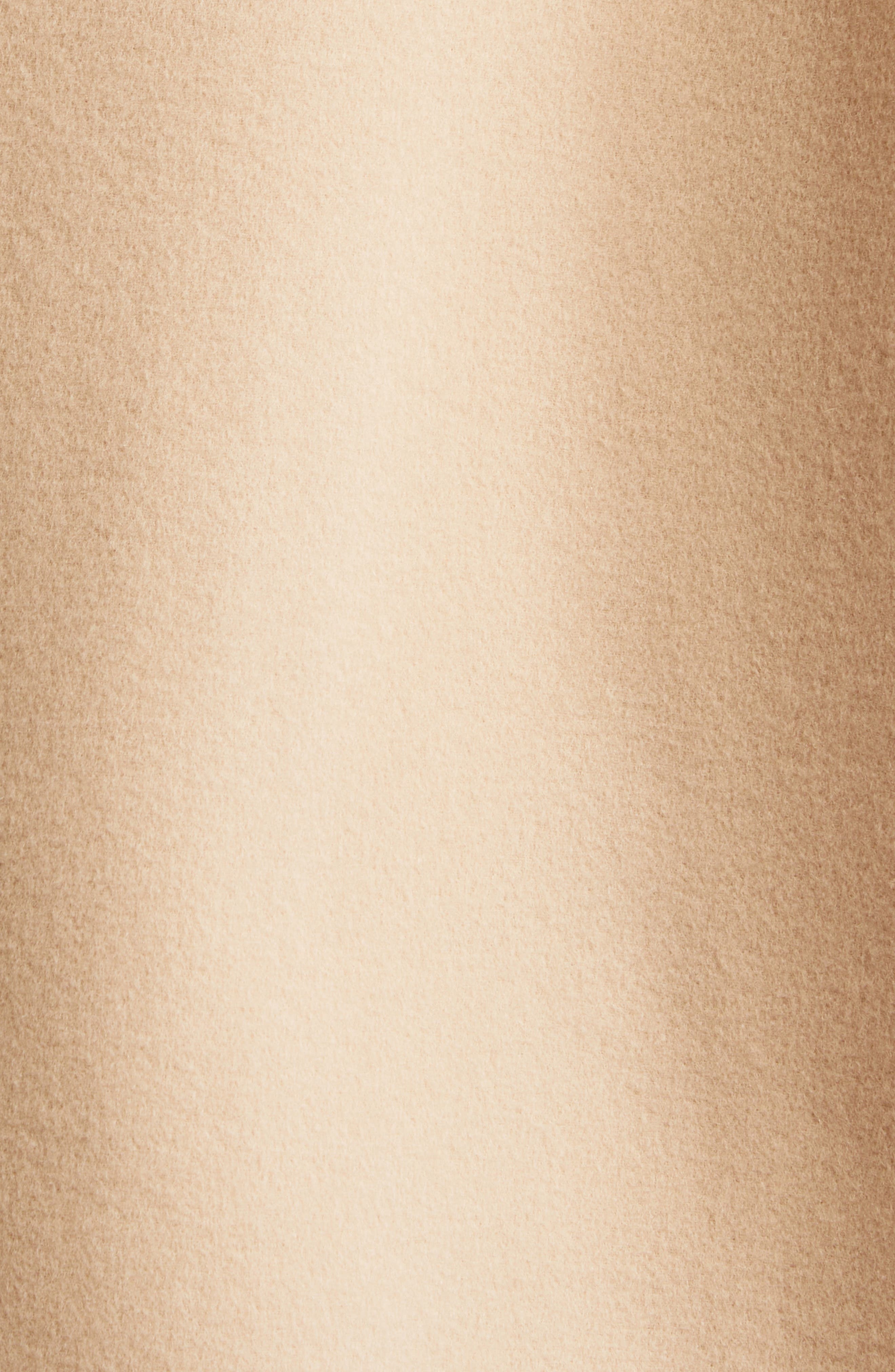 Marni Oversize Virgin Wool & Cashmere Hooded Parka in Light Camel at Nordstrom - 6