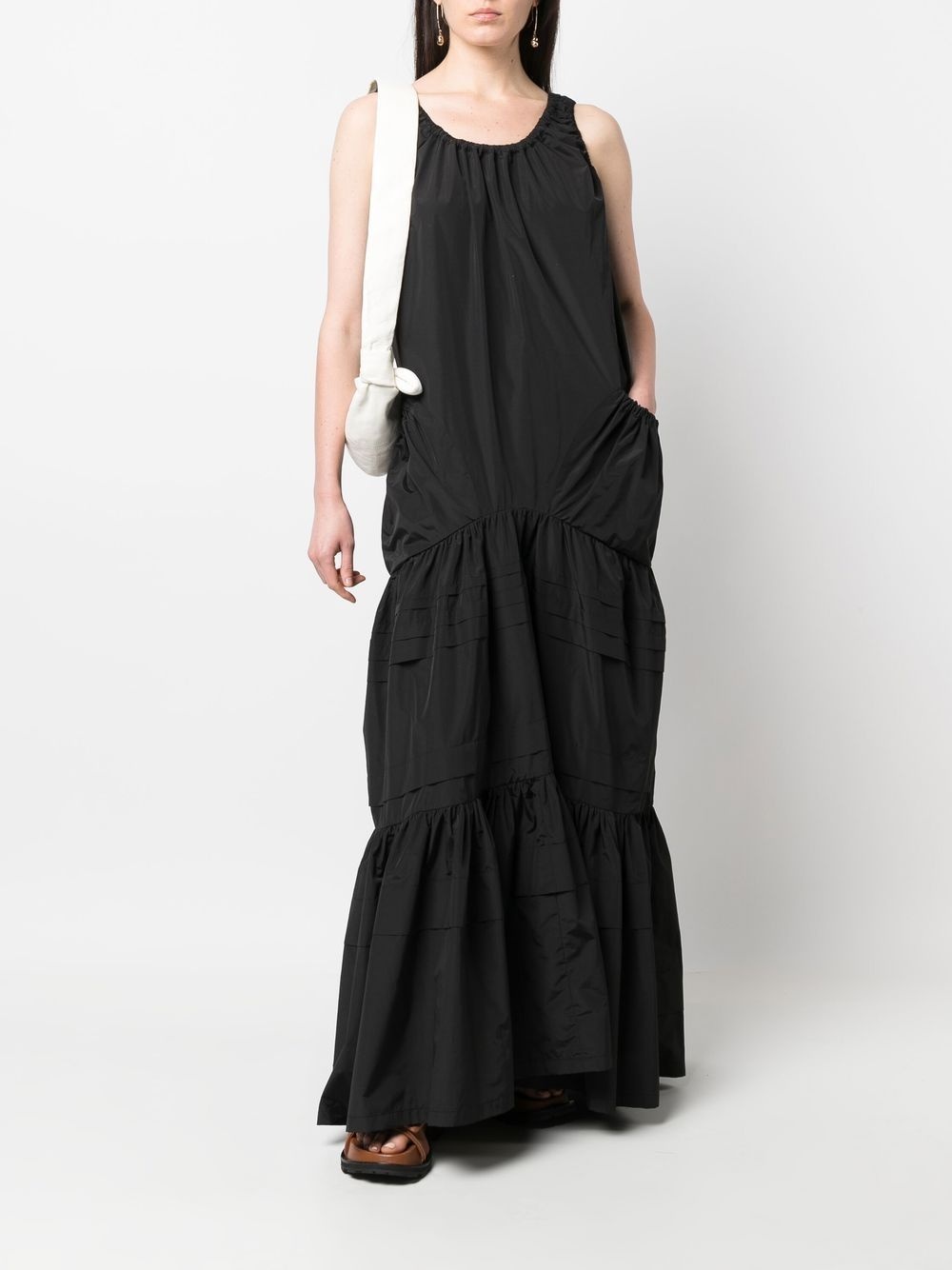 sleeveless tiered maxi dress - 2