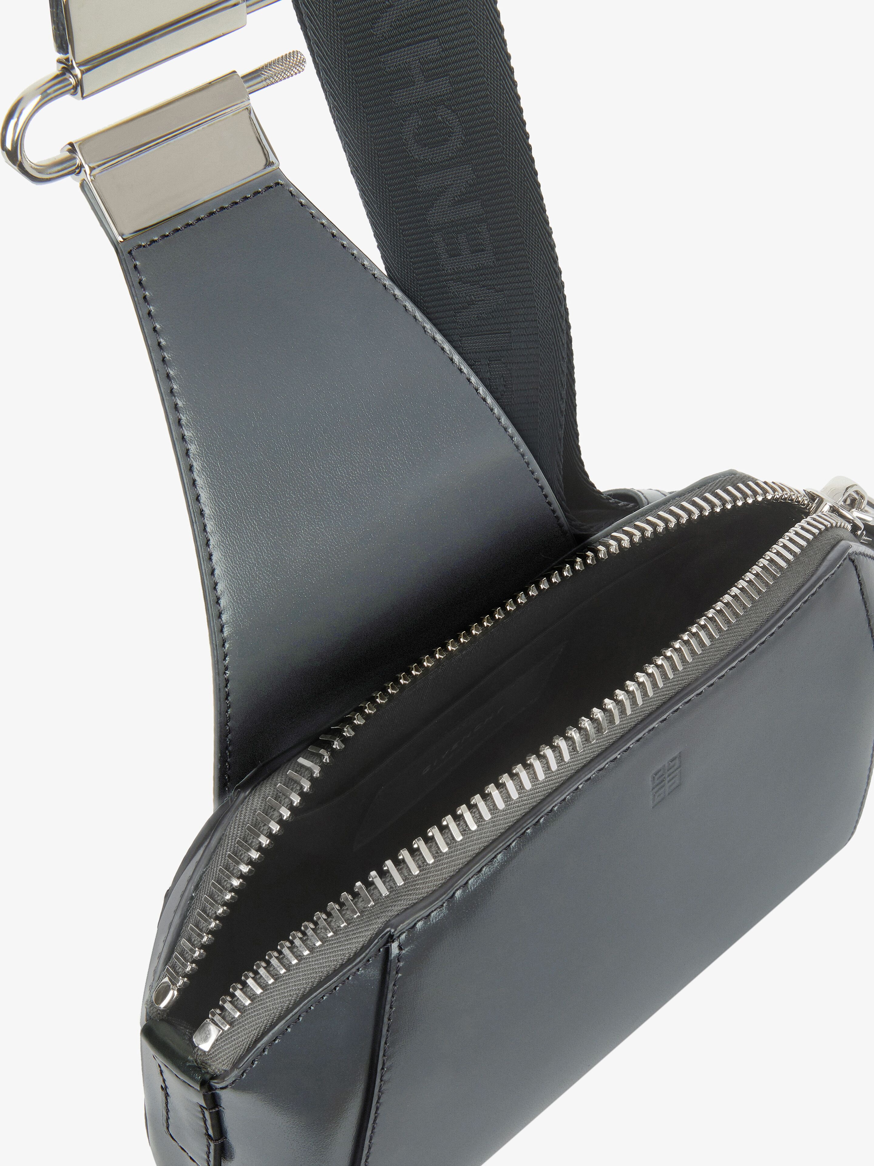 SMALL ANTIGONA CROSSBODY BAG IN BOX LEATHER - 4