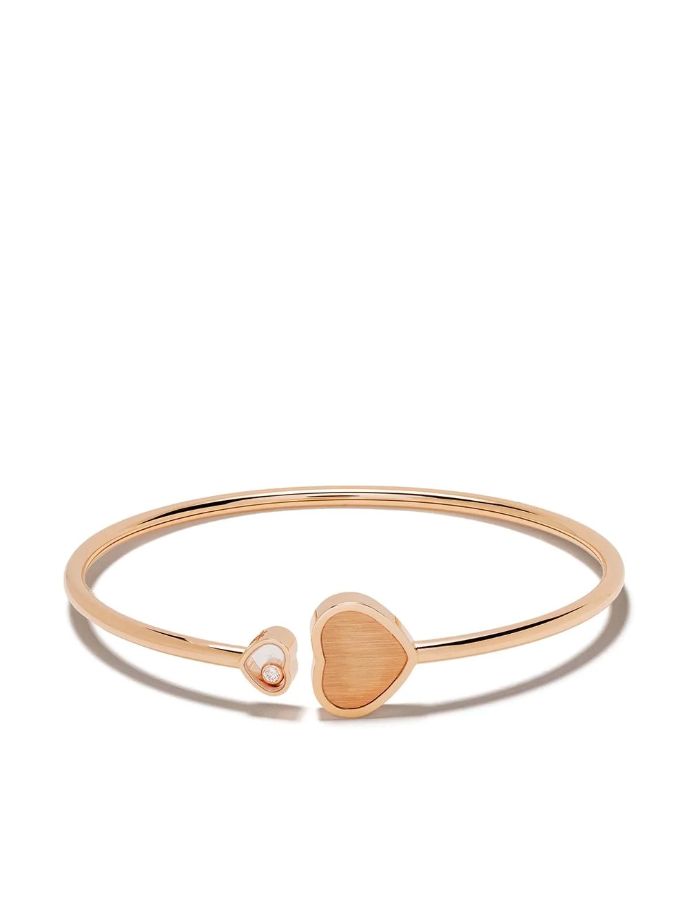 x 007 18kt rose gold Happy Hearts - Golden Hearts diamond bangle - 1