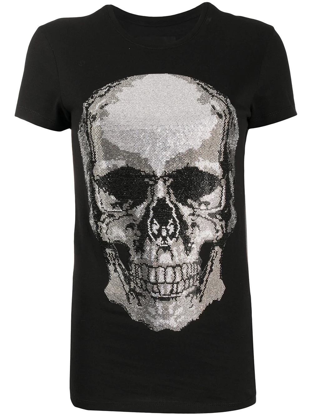 Skull rhinestone T-Shirt - 1