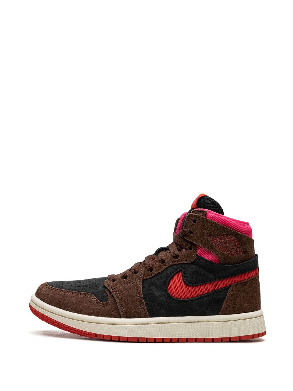 Air Jordan 1 Zoom Air CMFT "Cacao Wow/Picante Red/Black/Hyper Pink" sneakers - 5