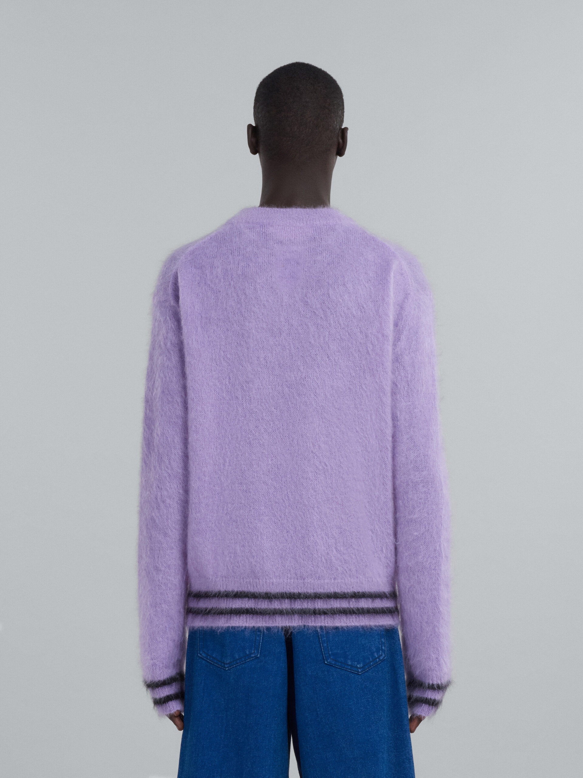 SWEATER WITH MULTICOLOUR INLAY - 3