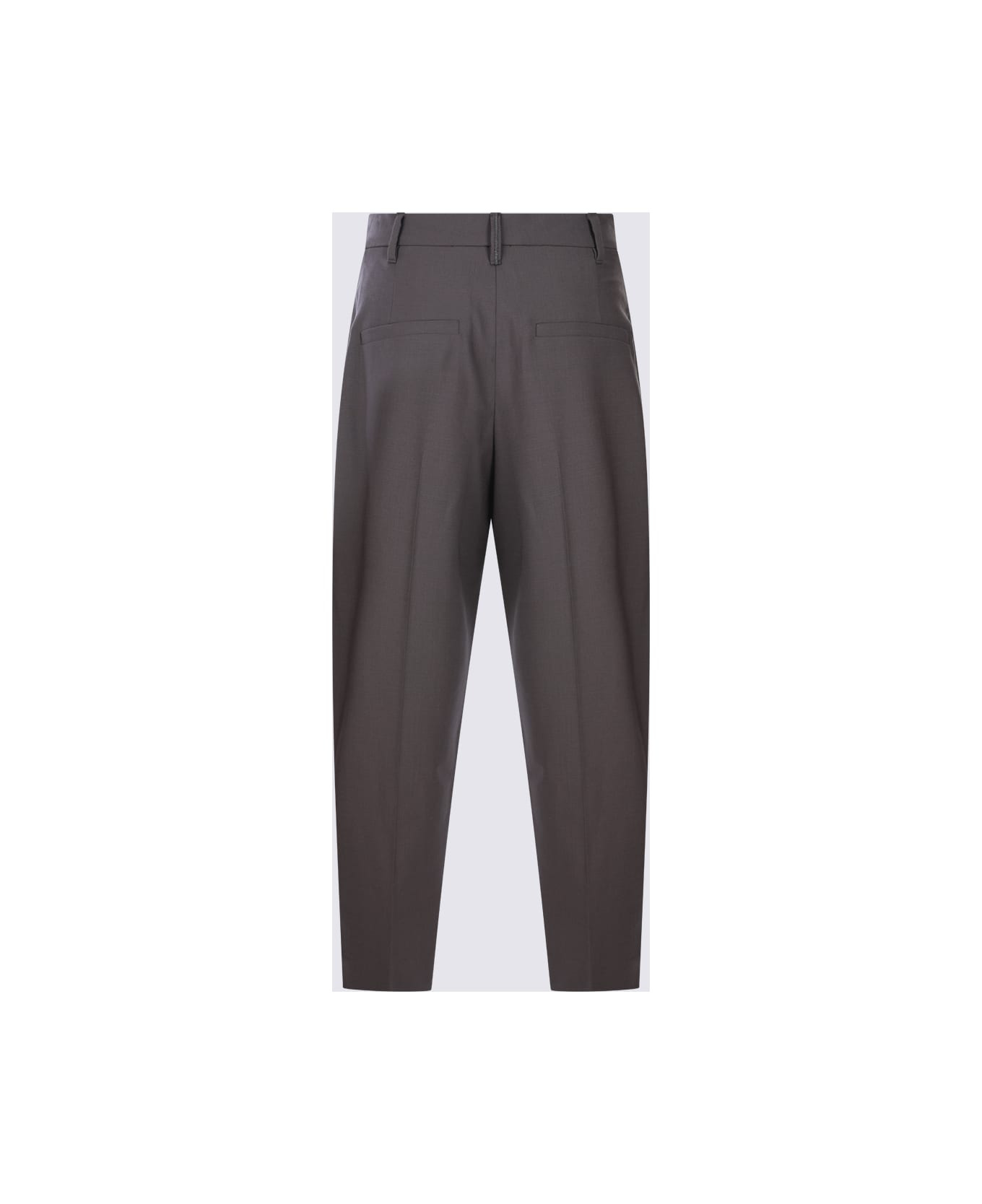 Grey Wool Pants - 2