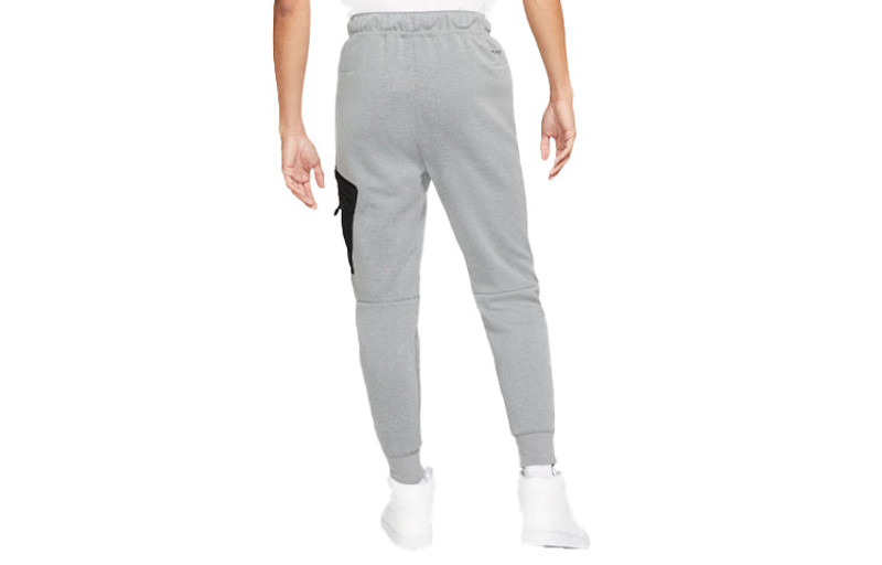 Jordan Men's Air Jordan Athleisure Casual Sports Running Knit Long Pants/Trousers Gray DA9853-091 outlook