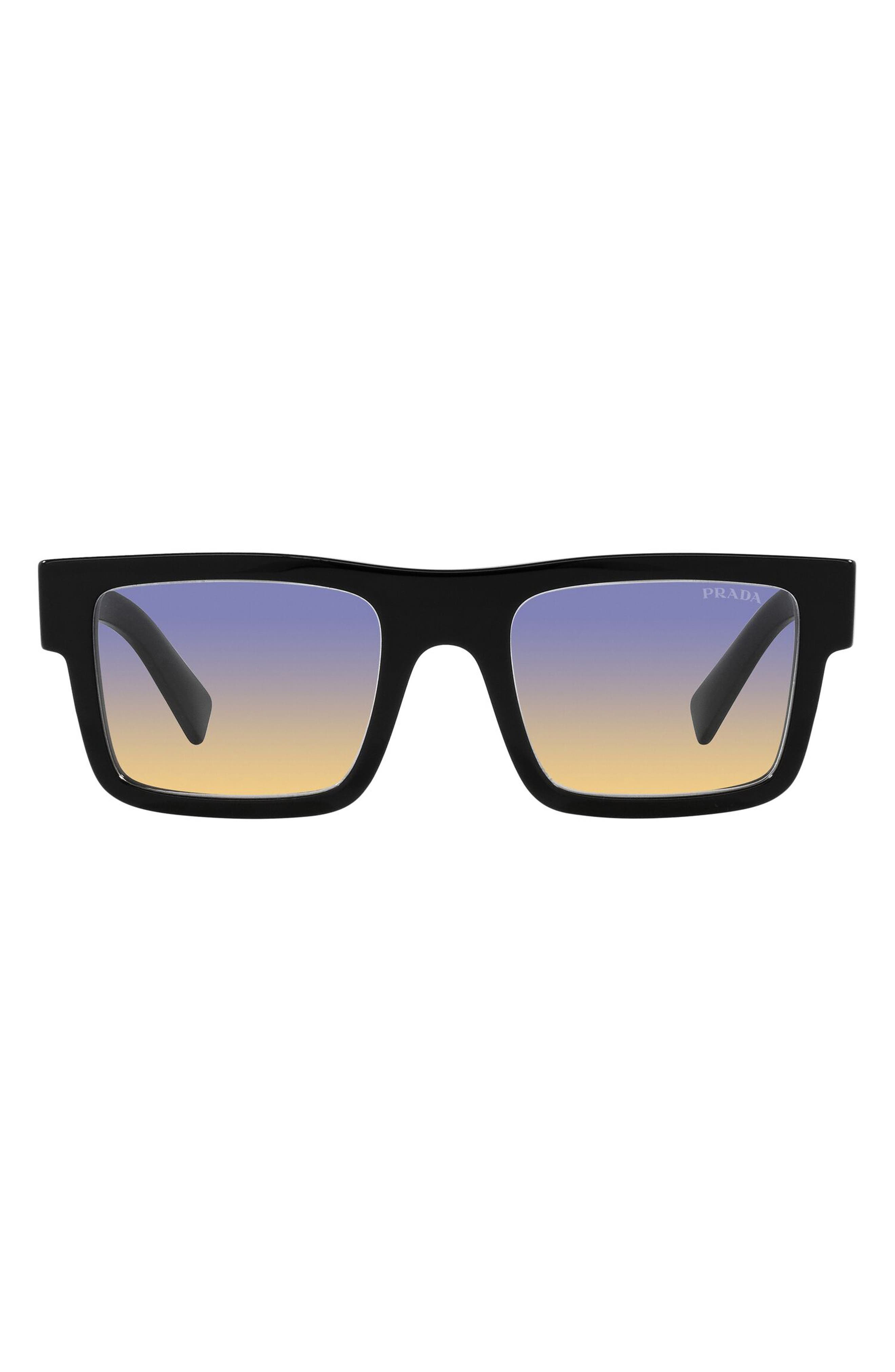 52mm Rectangular Sunglasses - 1