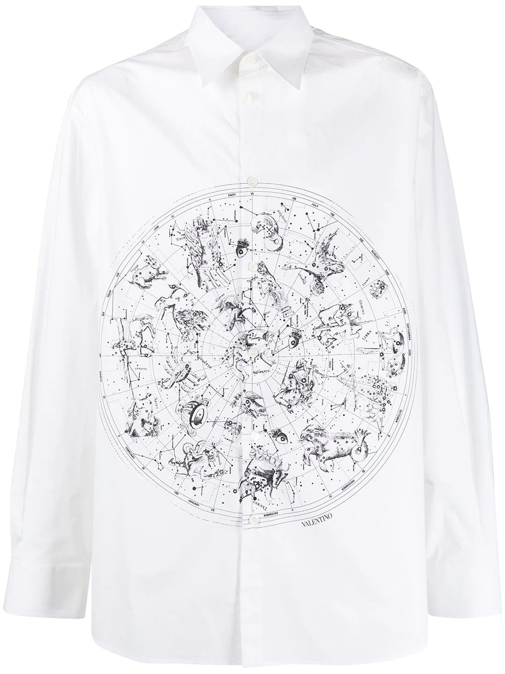 Zodiac Map print shirt - 1