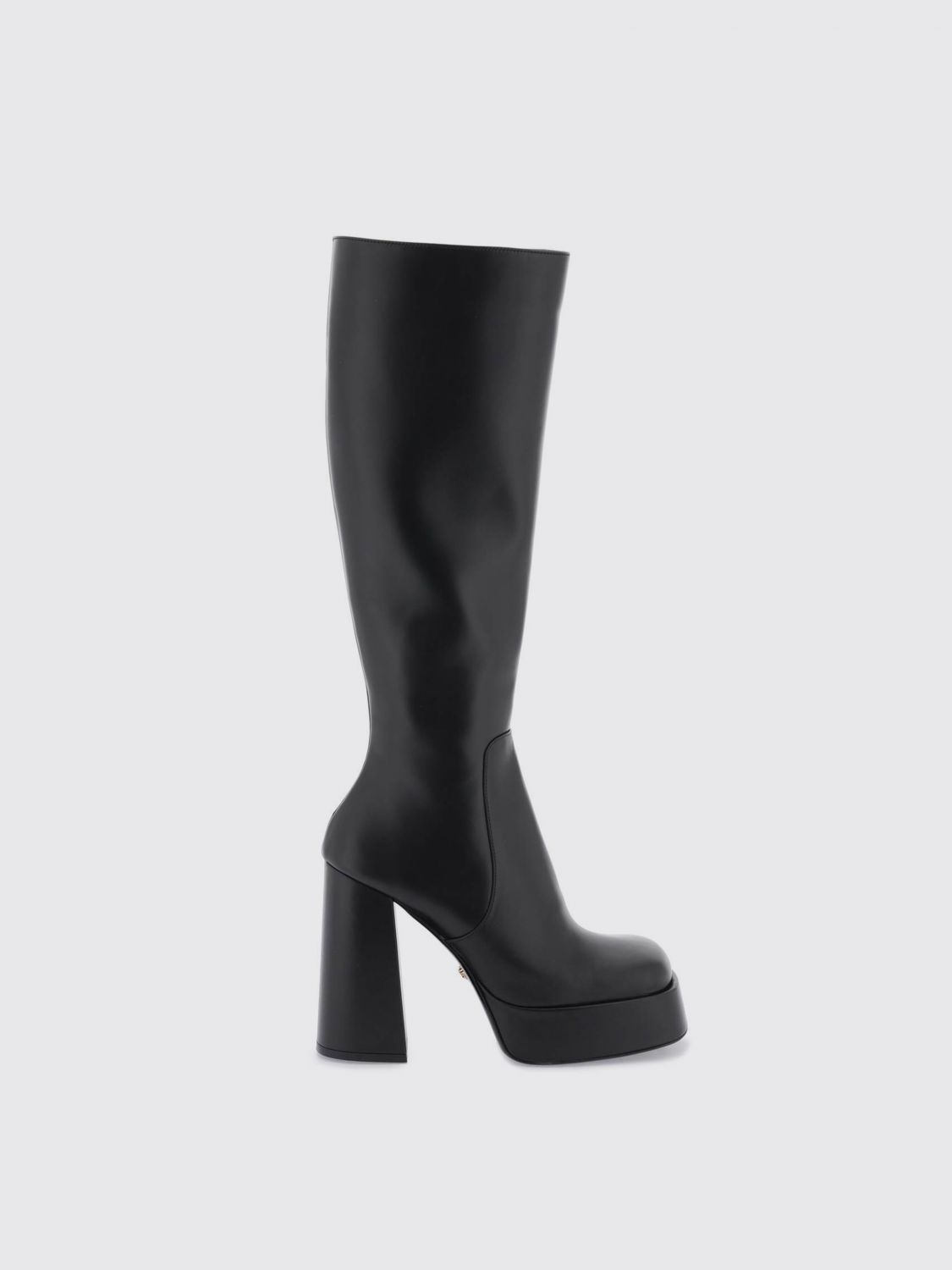 Versace leather boots with platform - 1