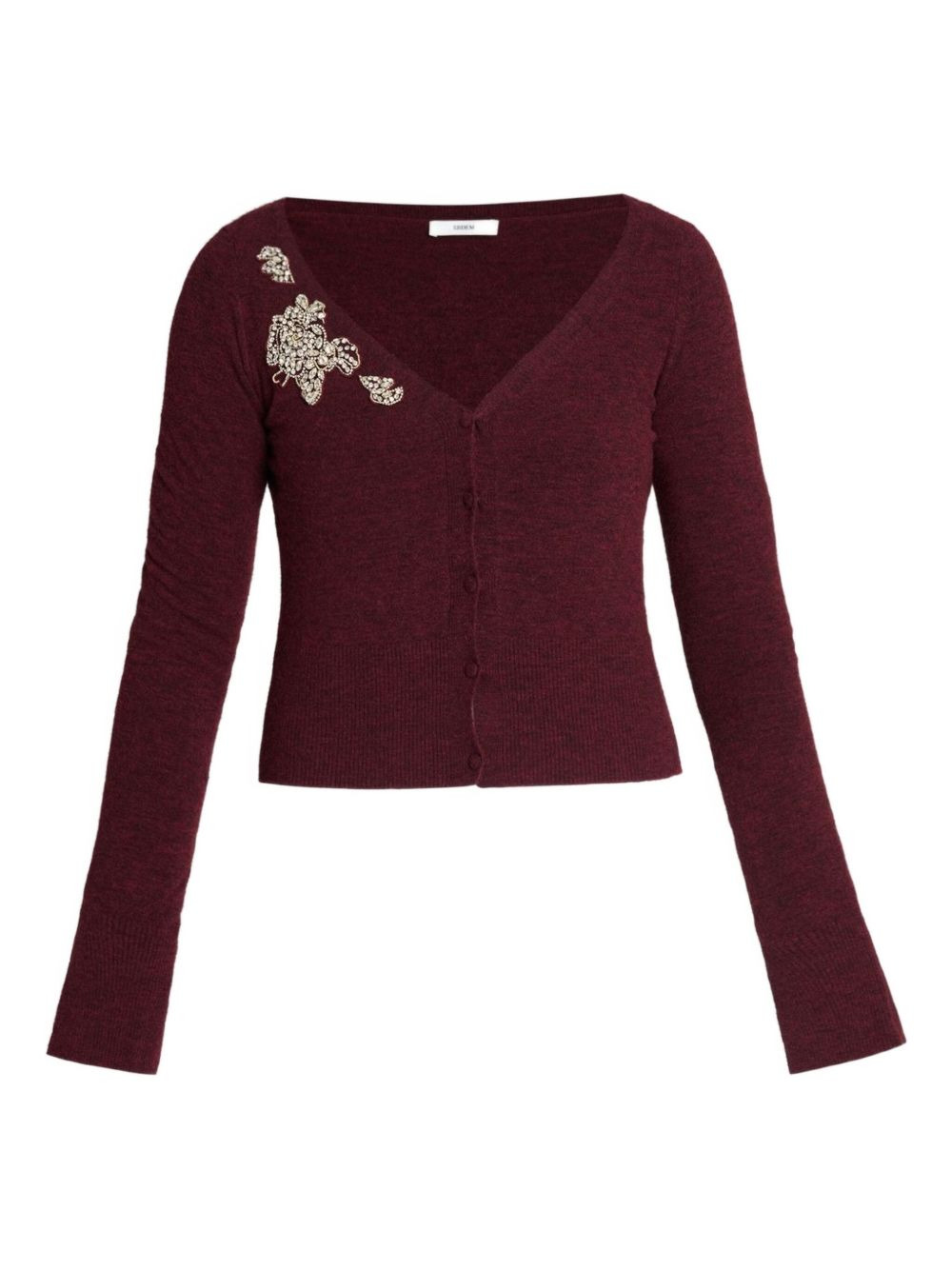 cropped cardigan - 1