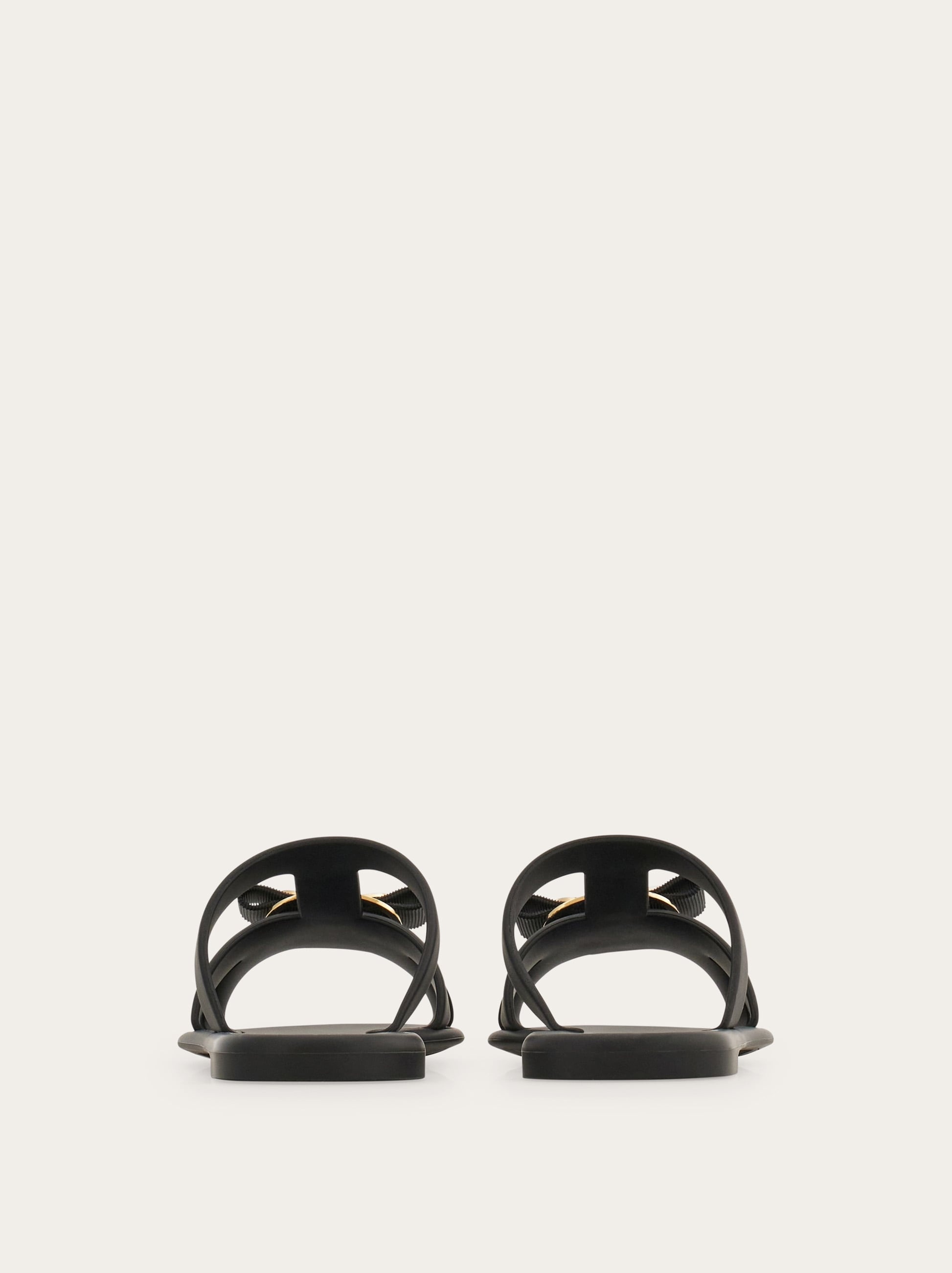 FERRAGAMO New Vara plate strappy slide | REVERSIBLE