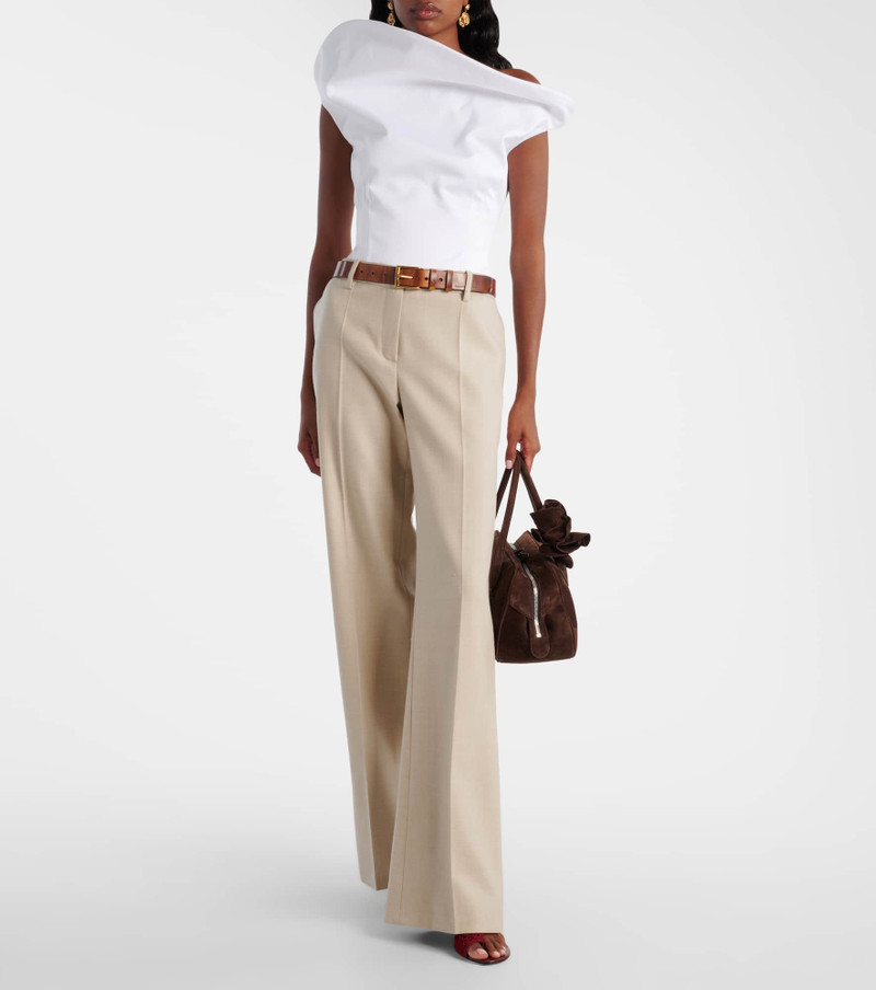 MAGDA BUTRYM Wool flared pants outlook