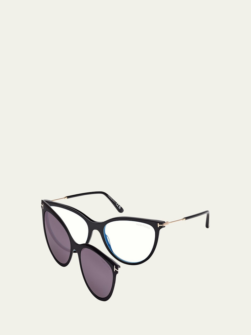 TOM FORD Blue Light Blocking Cat-Eye Glasses outlook
