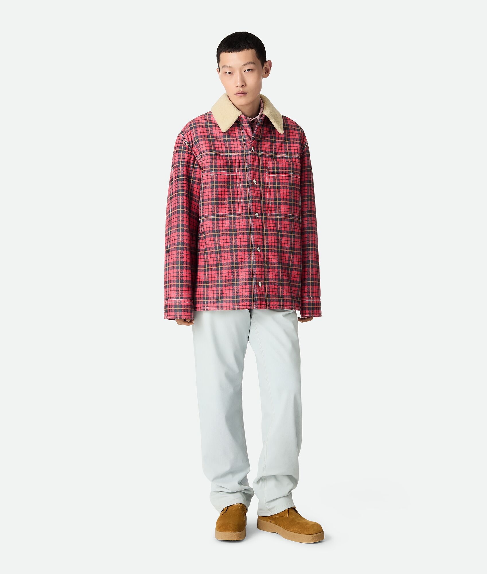Printed Shearling Blouson - 4