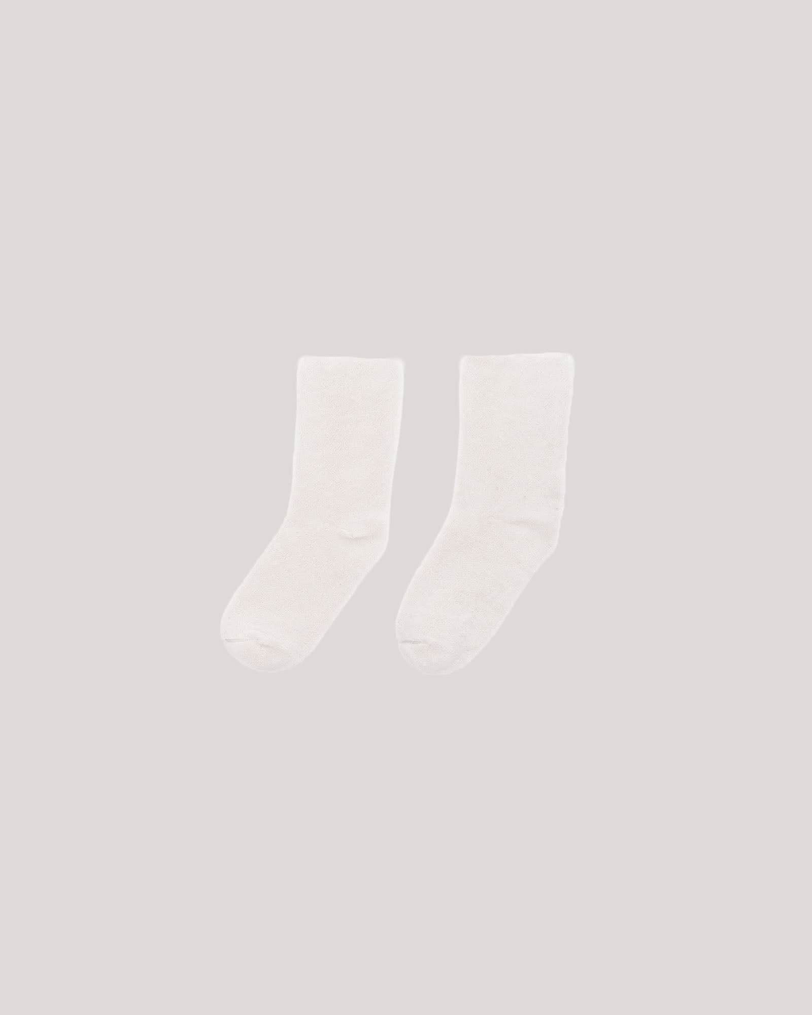 Buckle Overankle Socks - Textured Organic Cotton - 5