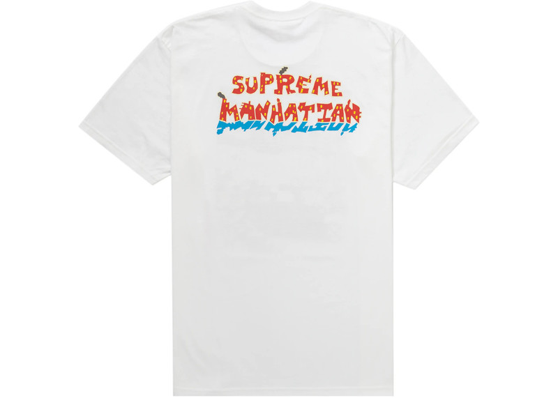 Supreme Supreme Manhattan Tee White outlook