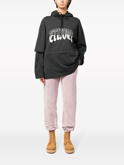 Étude Pave layered organic cotton hoodie outlook
