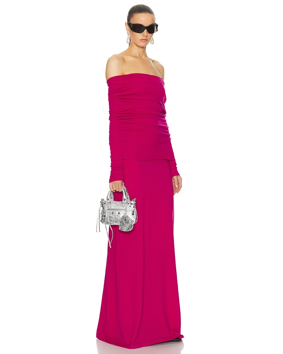 BALENCIAGA stretch-design maxi dress | REVERSIBLE