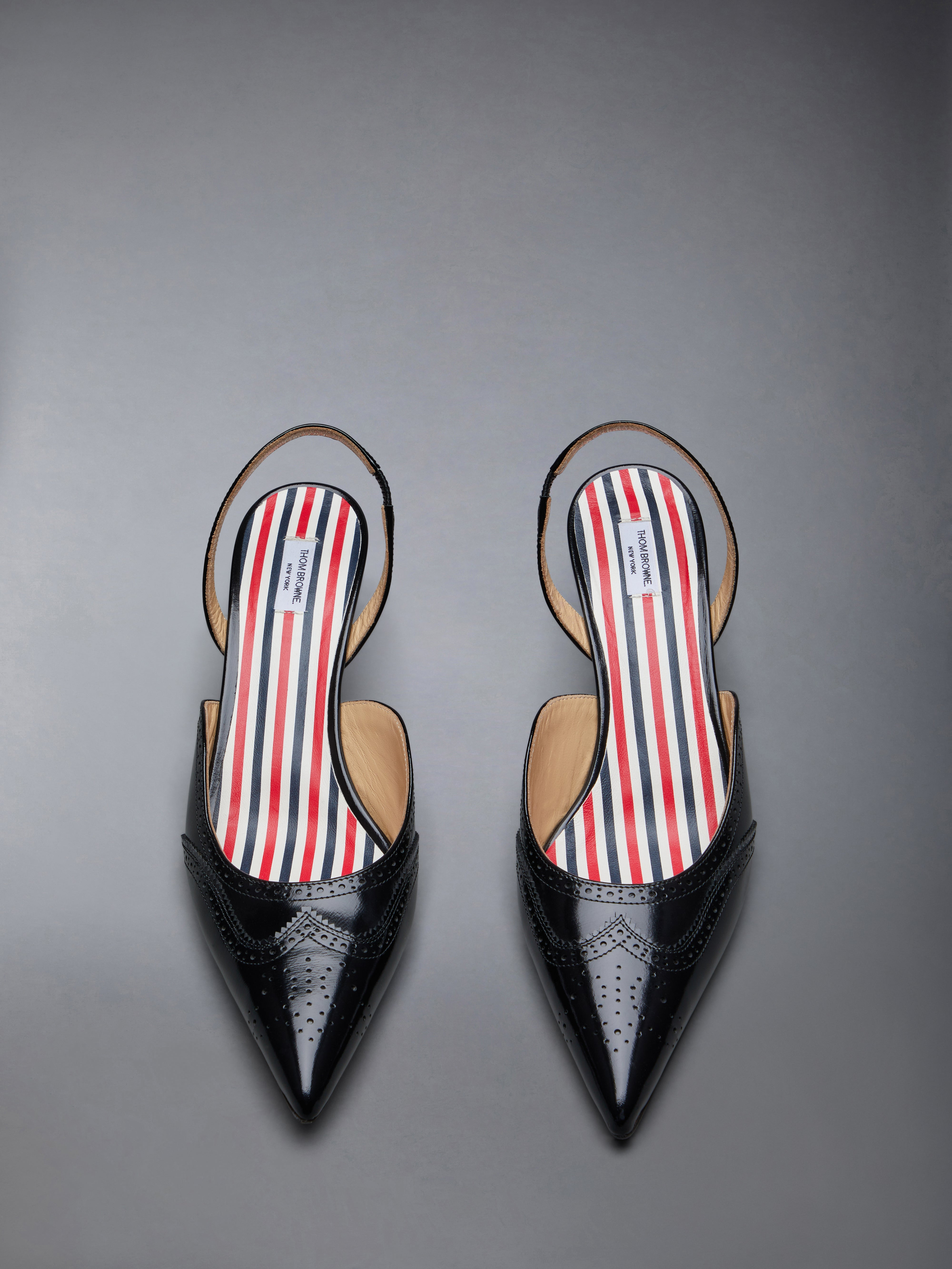 pointed-toe low-heel pumps - 5