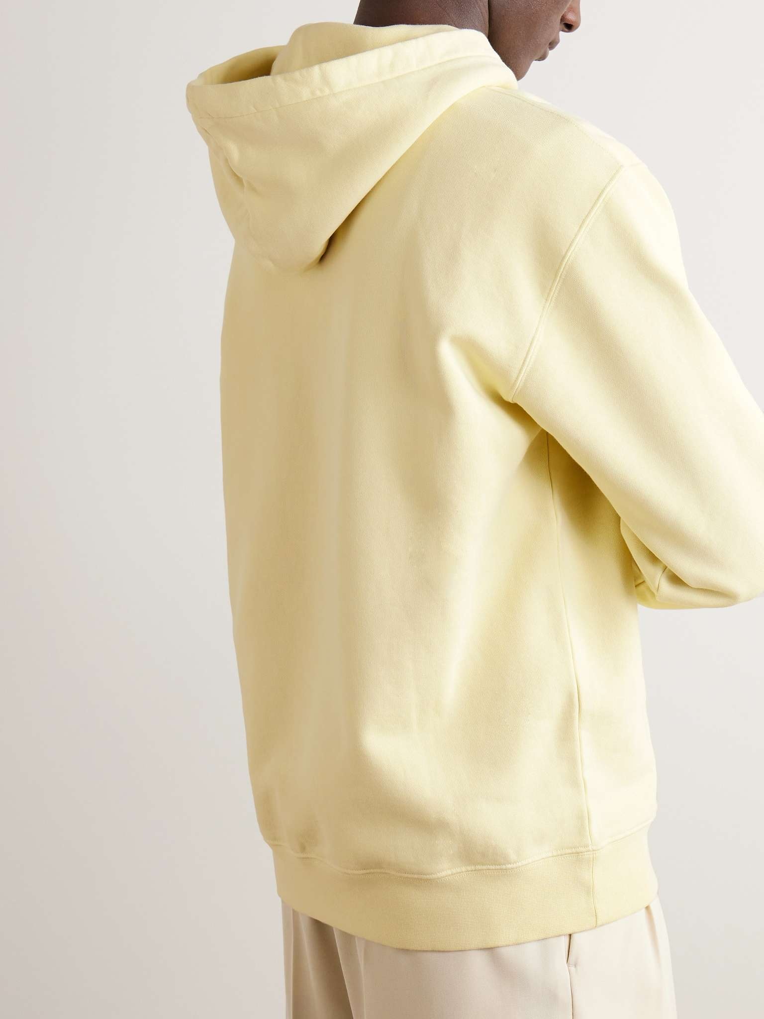 Logo-Appliquéd Cotton-Jersey Hoodie - 4