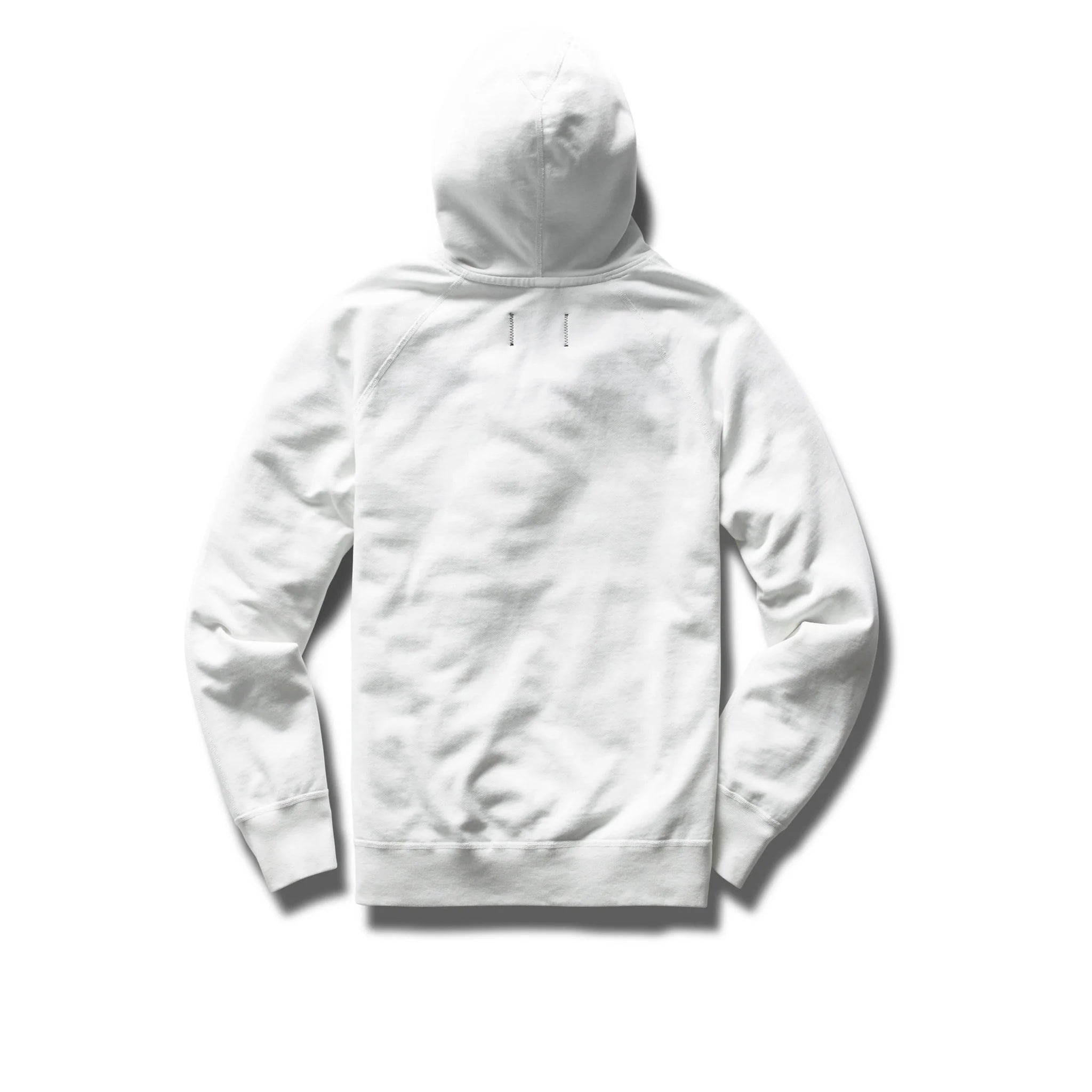 Lightweight Terry Pullover Hoodie White - 2