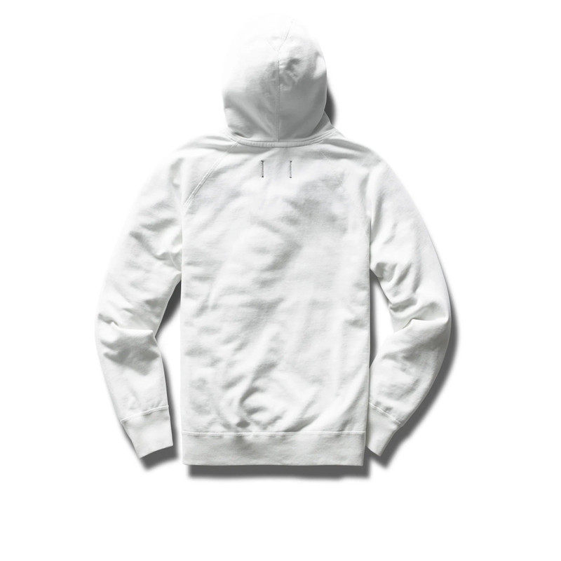 Reigning Champ Lightweight Terry Pullover Hoodie White outlook