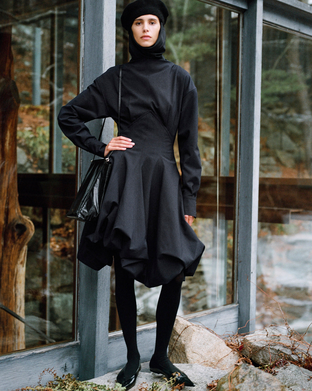 Tiana Dress in Bi Stretch Cotton Nylon - 6