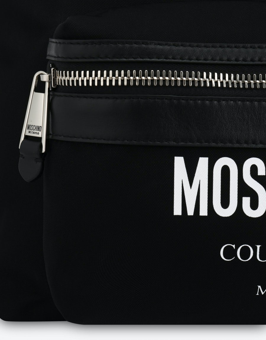 MOSCHINO COUTURE CORDURA NYLON BACKPACK - 4