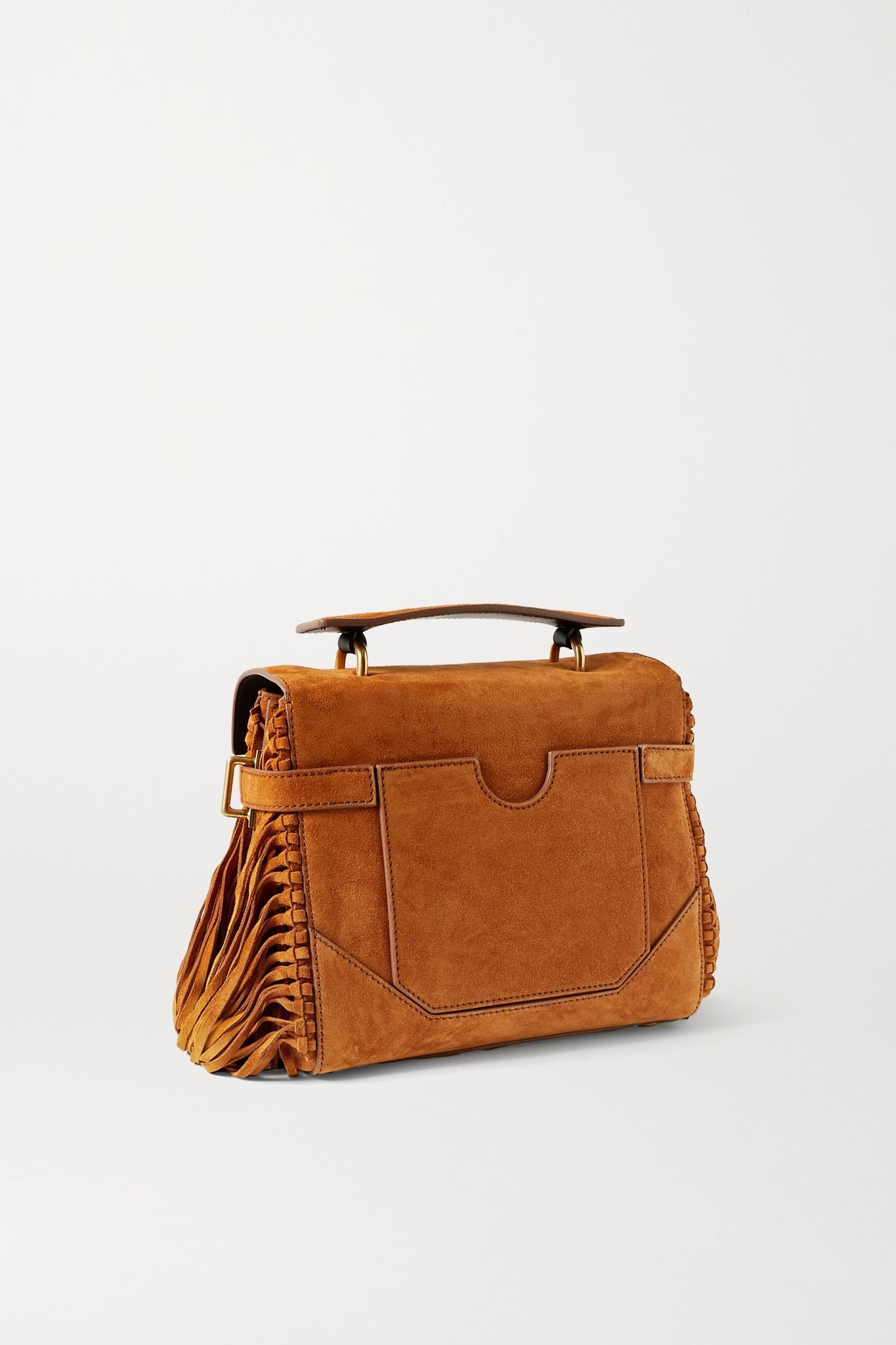 B-Buzz 19 fringed suede shoulder bag - 3