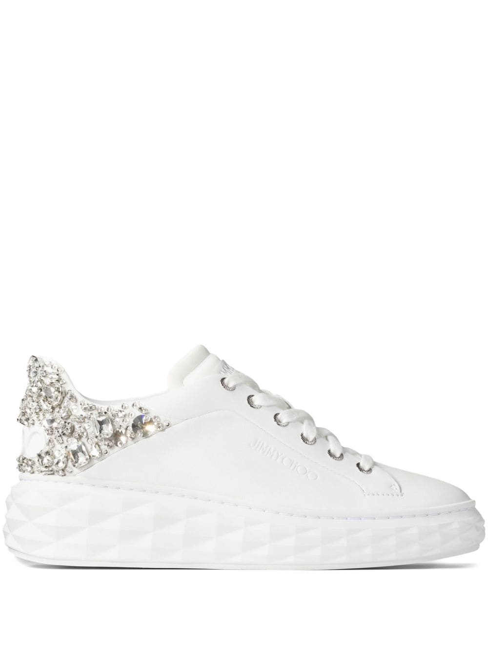 Diamond Maxi crystal-embellished sneakers - 1