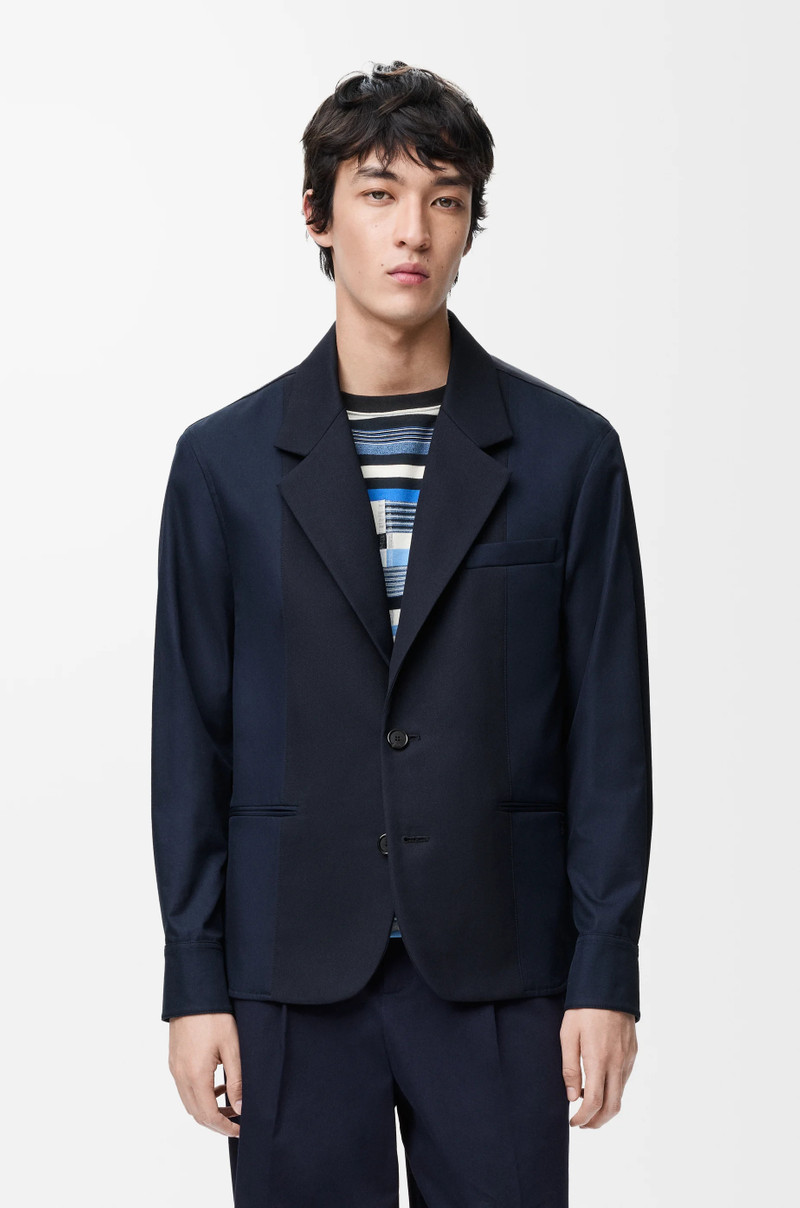Hybrid jacket in cotton and wool 3