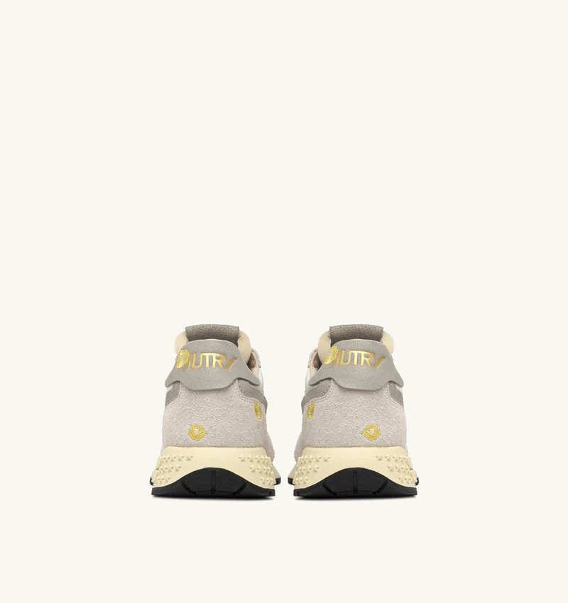 REELWIND LOW SNEAKERS IN WHITE AND BUTTERCUP EMBROIDERY 3