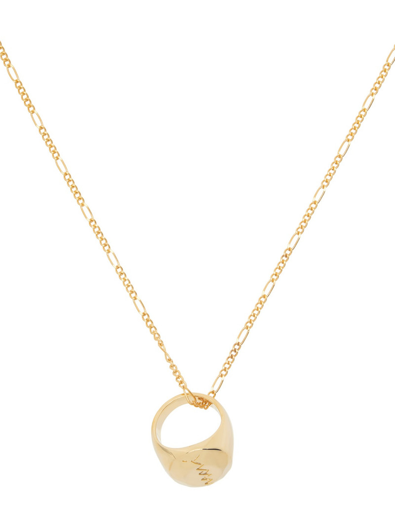 Marni Gold Ring Pendant Necklace outlook