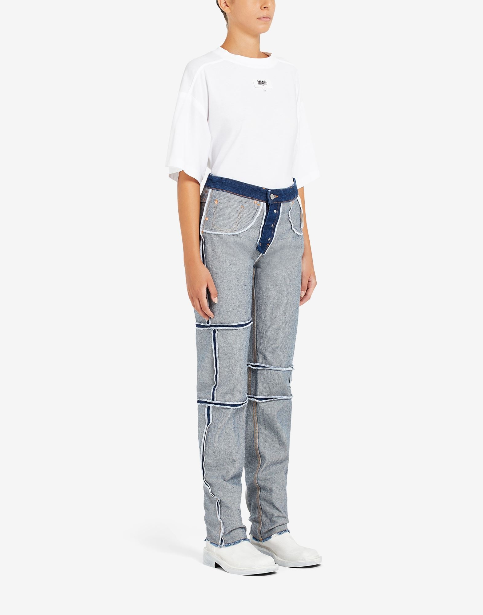 Inside out panelled jeans - 3