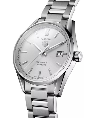 TAG Heuer Carrera Calibre 5 Automatic Men's Steel Watch, 39mm outlook