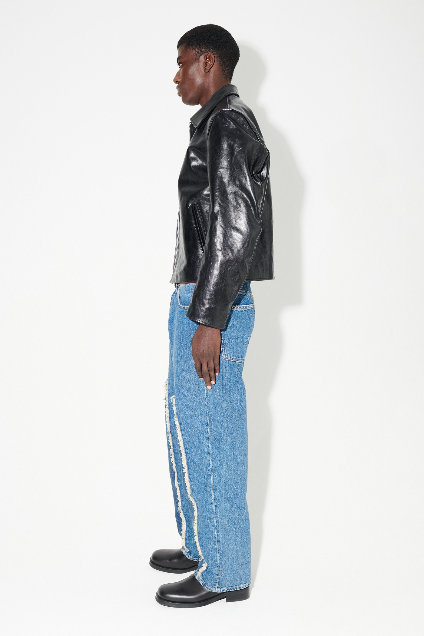 Third Cut Slash Denim - 3