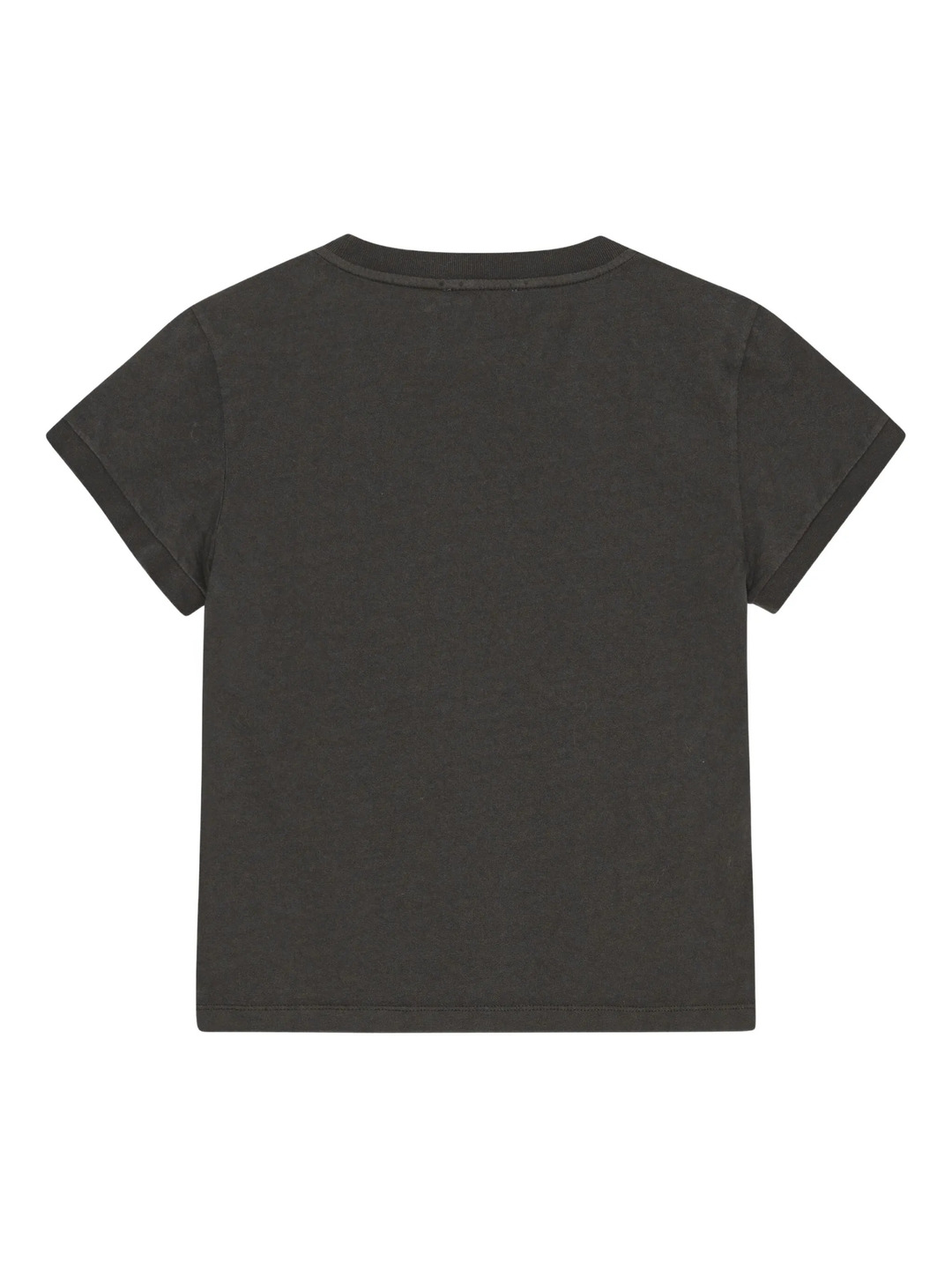 Basic Cotton Jersey Poodle Cropped T-Shirt - 2
