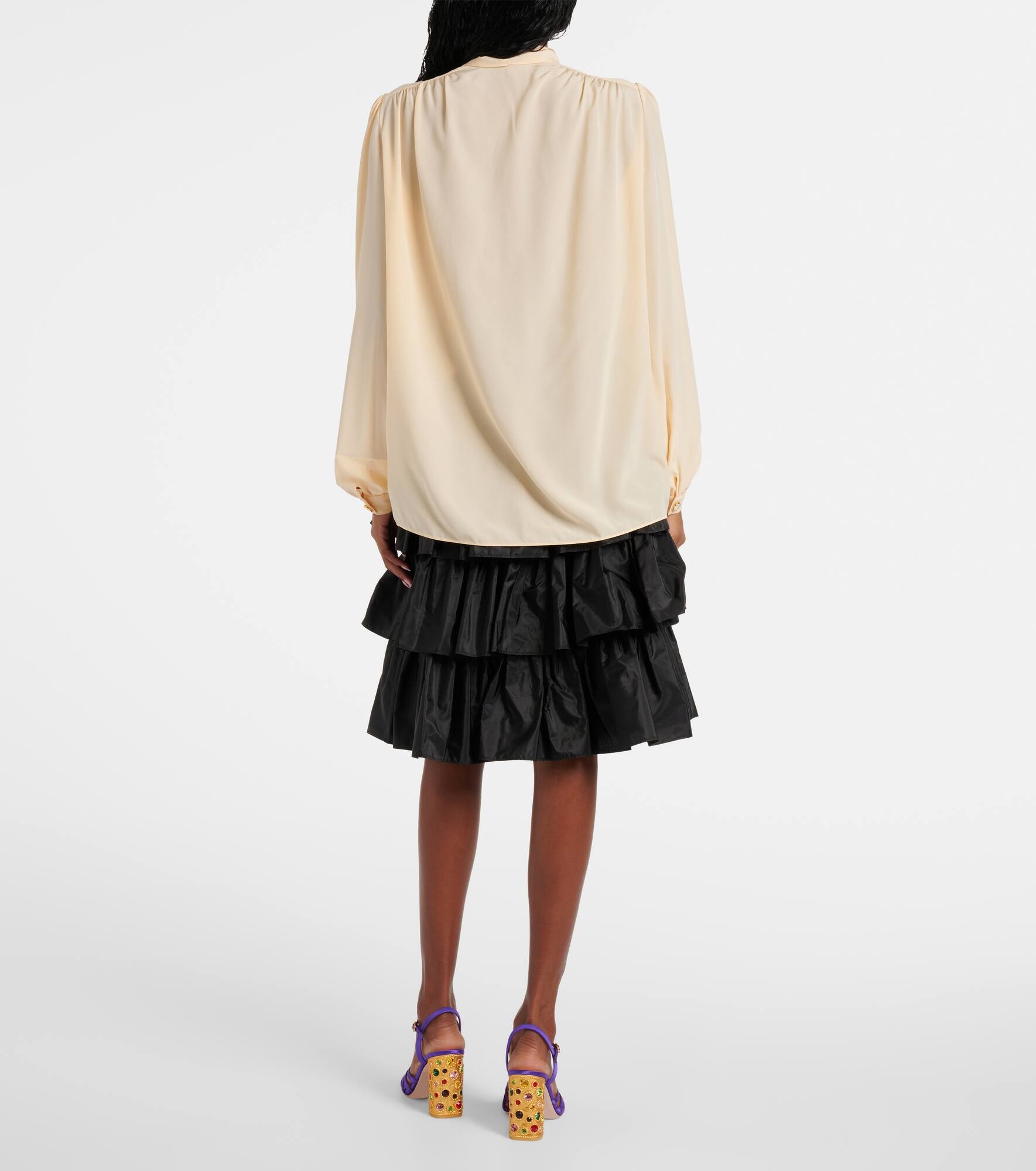 Silk crêpe de chine shirt - 3