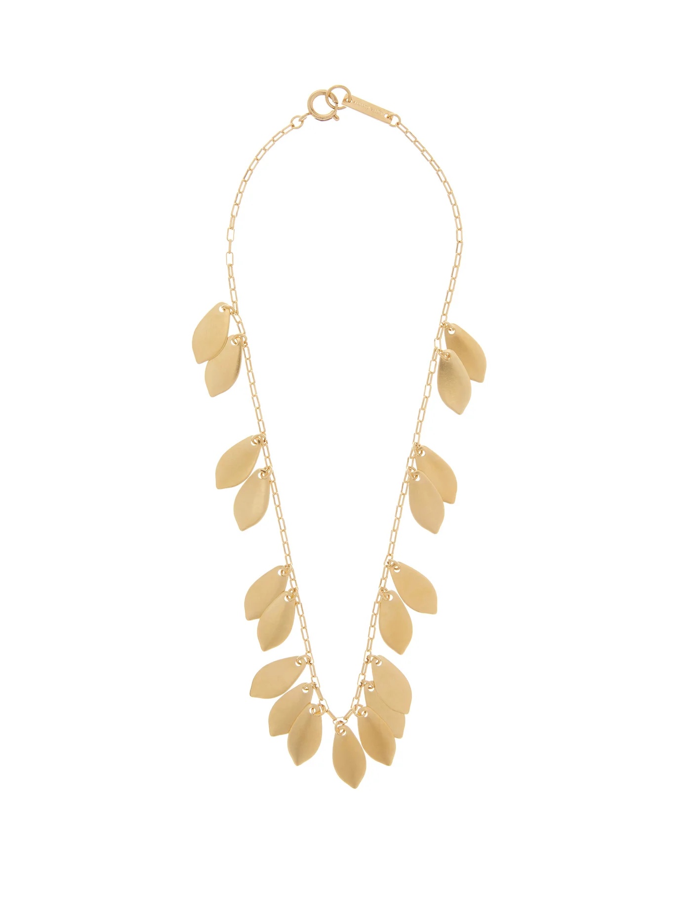 Shaker leaf-charm necklace - 1