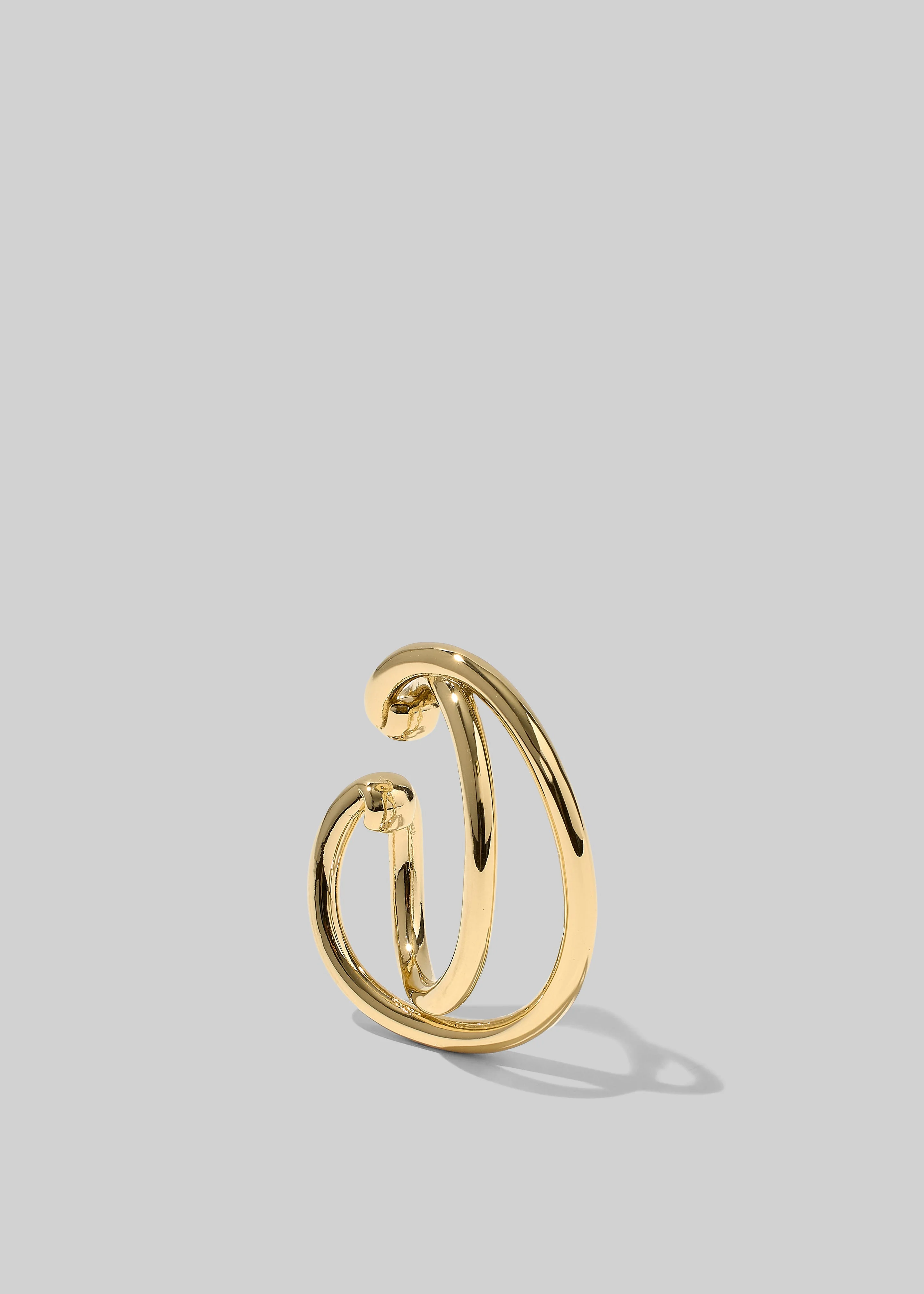 Otiumberg Dual Curve Ear Cuff - Gold - 1